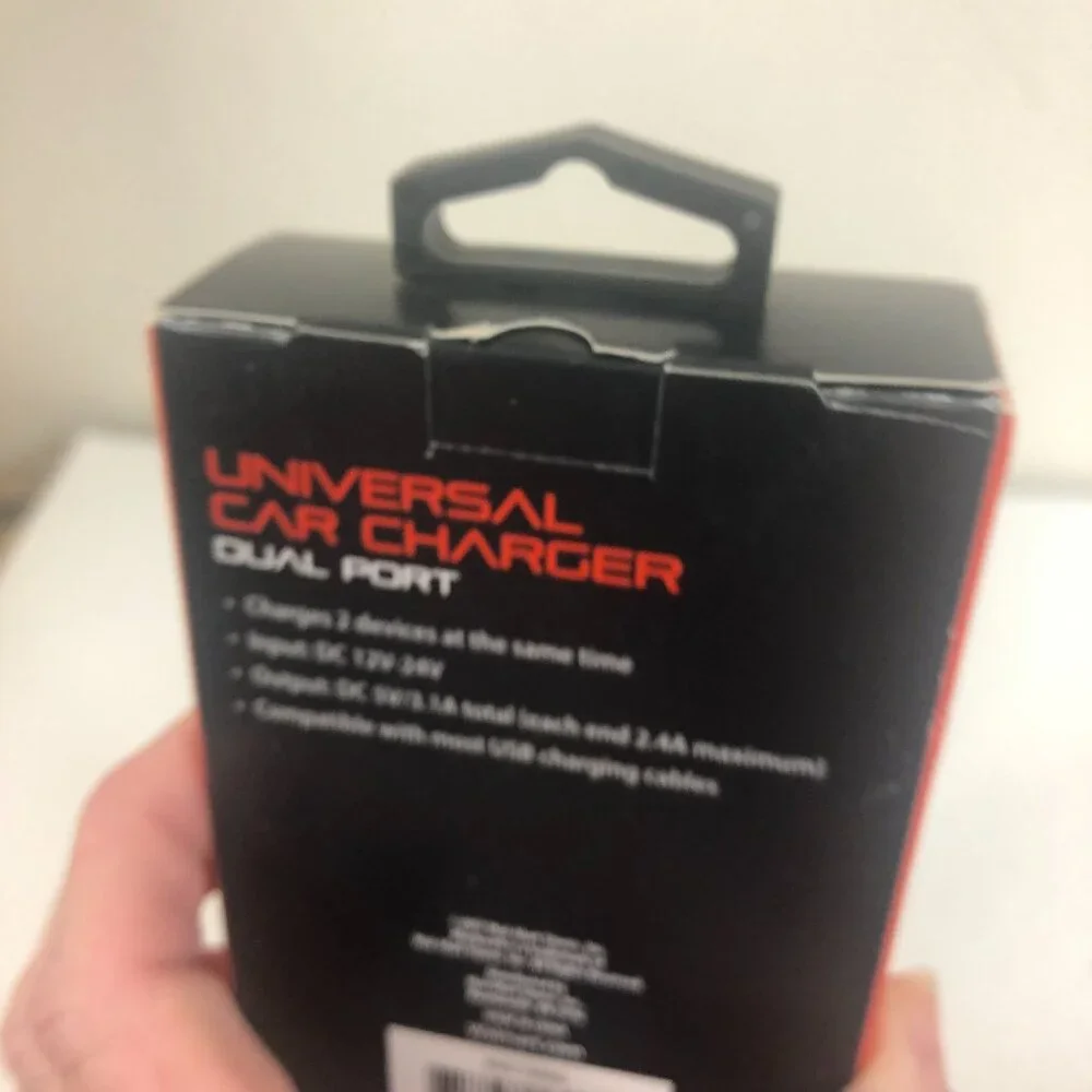 Blackweb Universal Car Chargers Feature Dual USB Ports and Provide 3.1 amps
